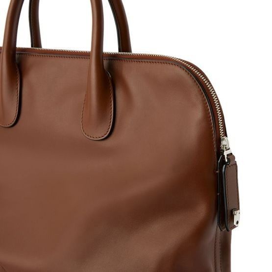 Valextra VALEXTRA Large Sublime Brown Leather Handbag New & Authentic Size ONE SIZE - 5 Thumbnail