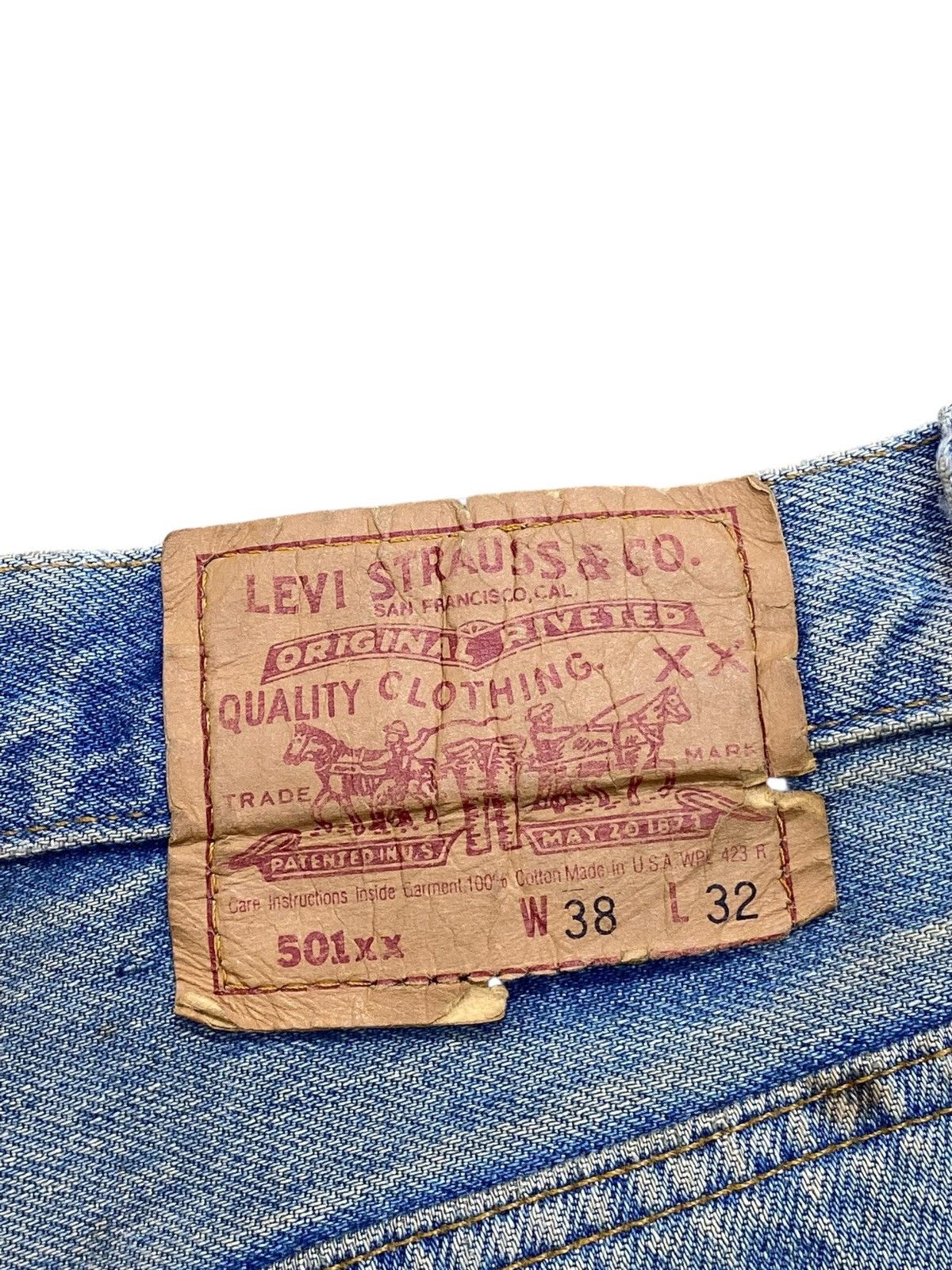 Levi's Levi’s 501 90’s Mud Wash Ripped Jeans Size US 34 / EU 50 - 13 Thumbnail