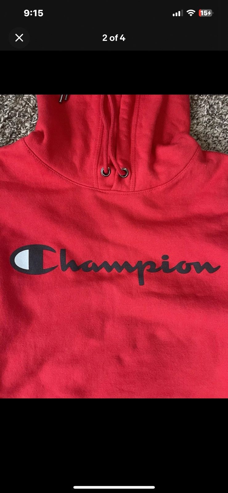 Champion Mens Champion Pull-Over Hoodie Size US M / EU 48-50 / 2 - 2 Thumbnail
