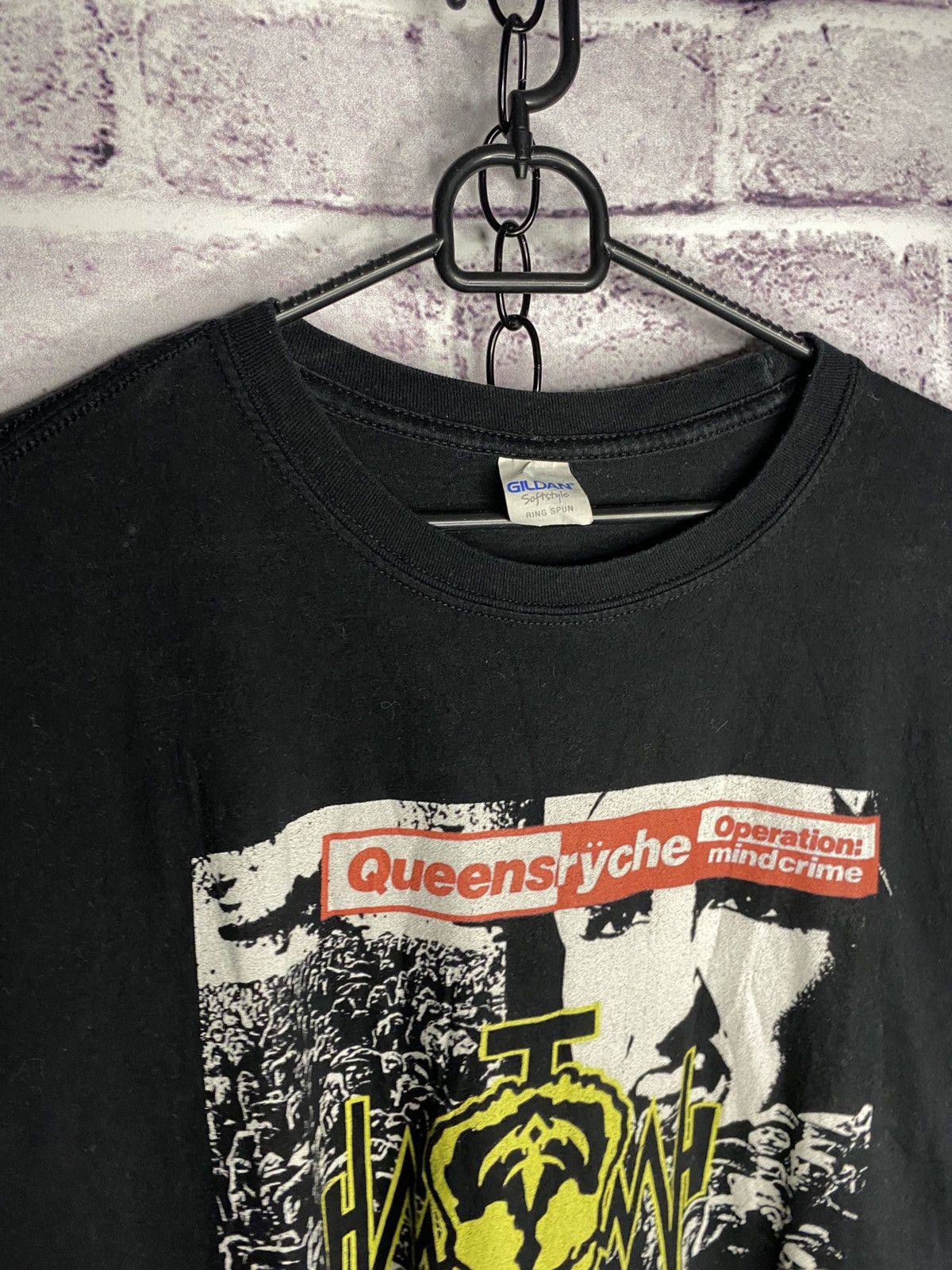 Band Tees Men's Queens Ryche Mindcrime Vintage T-Shirt Band Tour Tee Size US XL / EU 56 / 4 - 4 Thumbnail