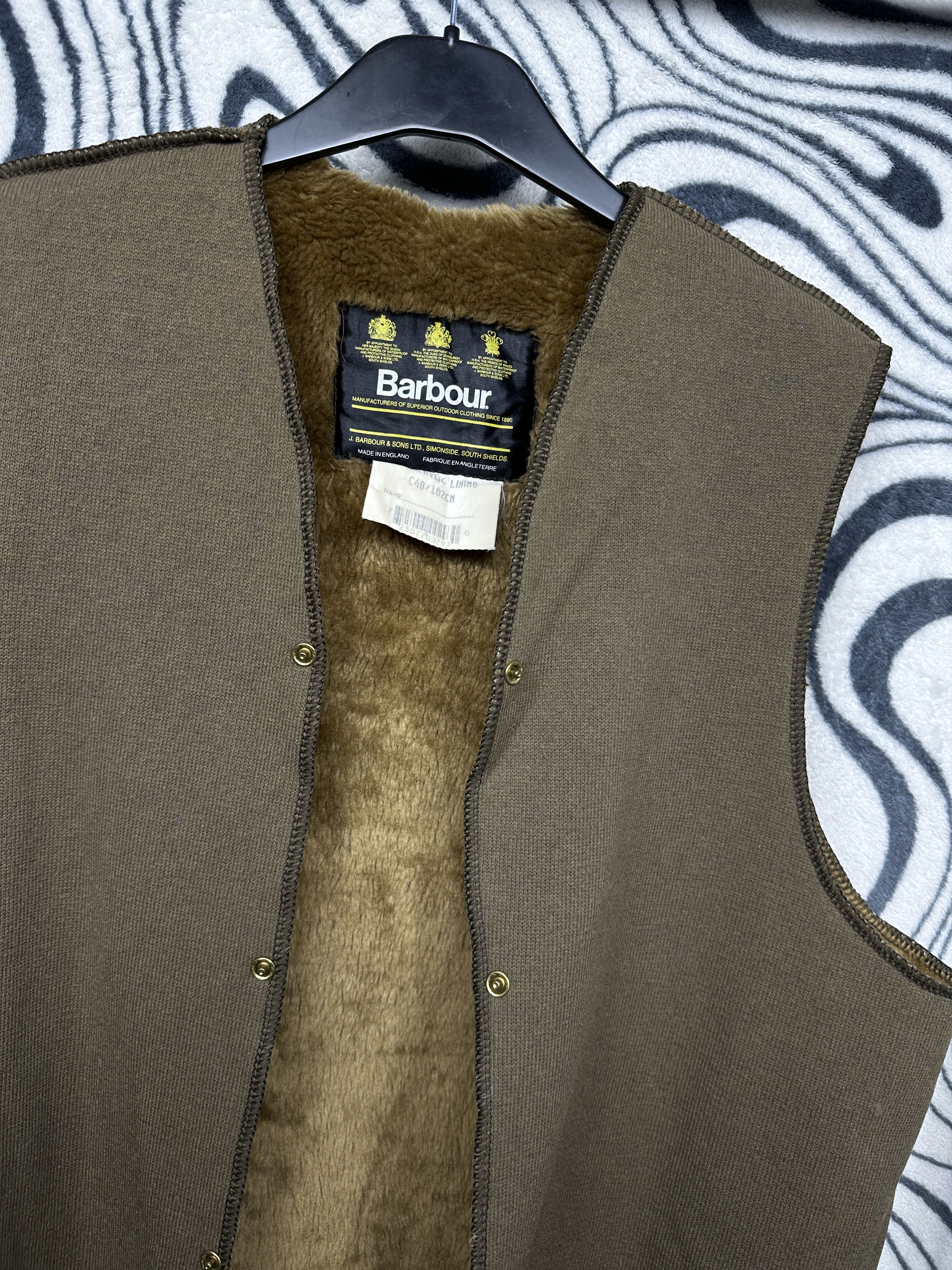 Barbour Barbour 90s Vintage Pile Lining Vest Waistcoat Size US M / EU 48-50 / 2 - 2 Thumbnail