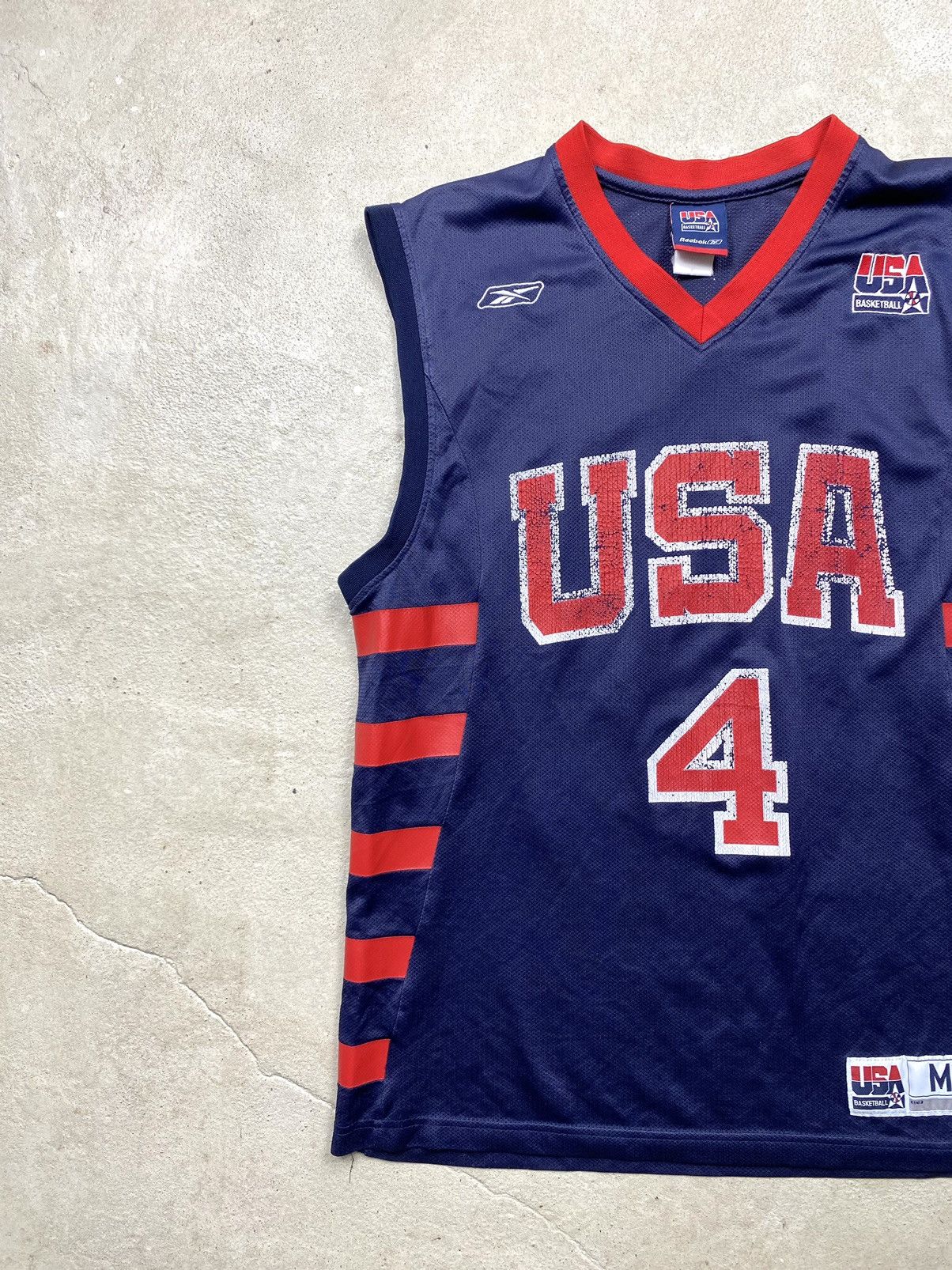 NBA × Reebok × Vintage Vintage 2000’s Reebok Allen Iverson USA Basketball Jersey Size US M / EU 48-50 / 2 - 3 Thumbnail