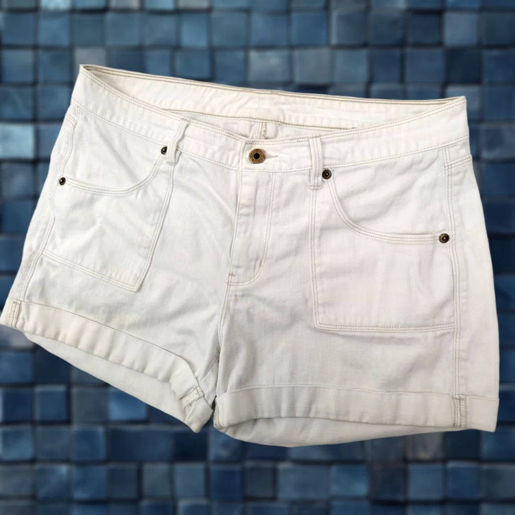 Polo Ralph Lauren Polo Jeans Ralph Lauren REBECCA Denim Jean Shorts Women 10 White Cotton Elastane 3 Inseam 32x3 Vintage No Size 32" / US 10 / IT 46 - 1 Thumbnail