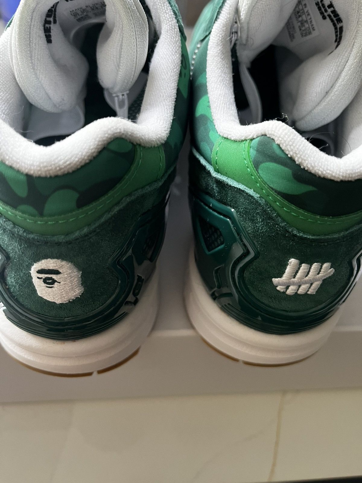 Adidas × Bape × Undefeated BAPE X Undefeated X Adidas ZX 8000 Size US 10 / EU 43 - 2 Thumbnail
