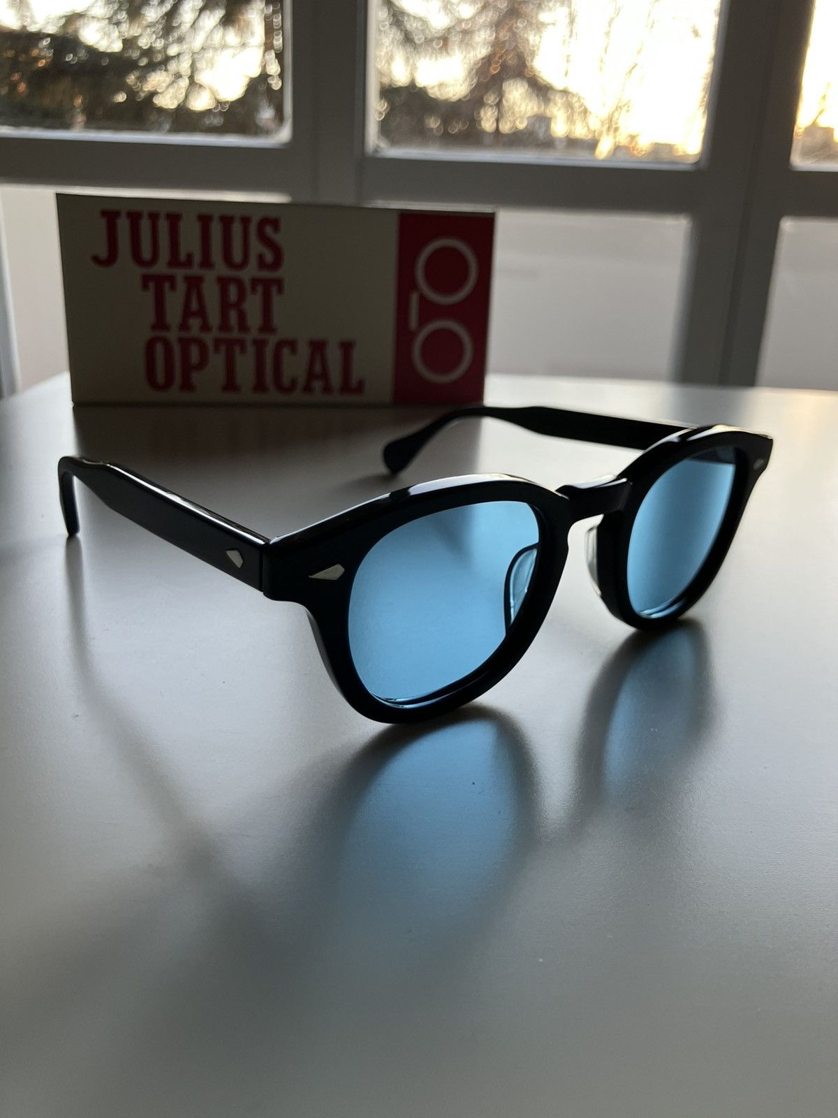 Other Julius Tart Optical - AR 48 - Black / Light Blue Size ONE SIZE - 2 Thumbnail