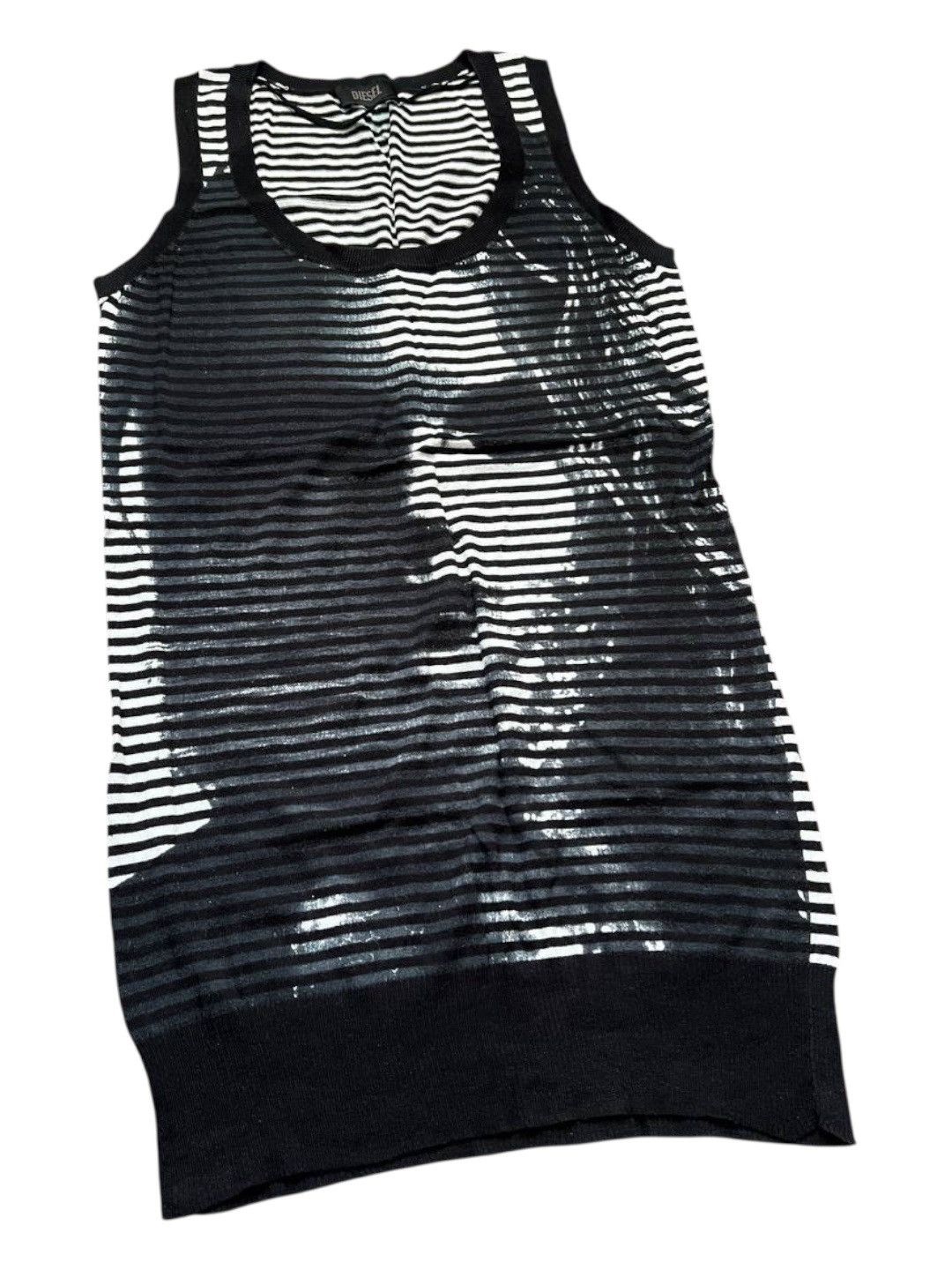 Diesel Archive rare Diesel Face print graphic dress tank Size M / US 6-8 / IT 42-44 - 2 Thumbnail