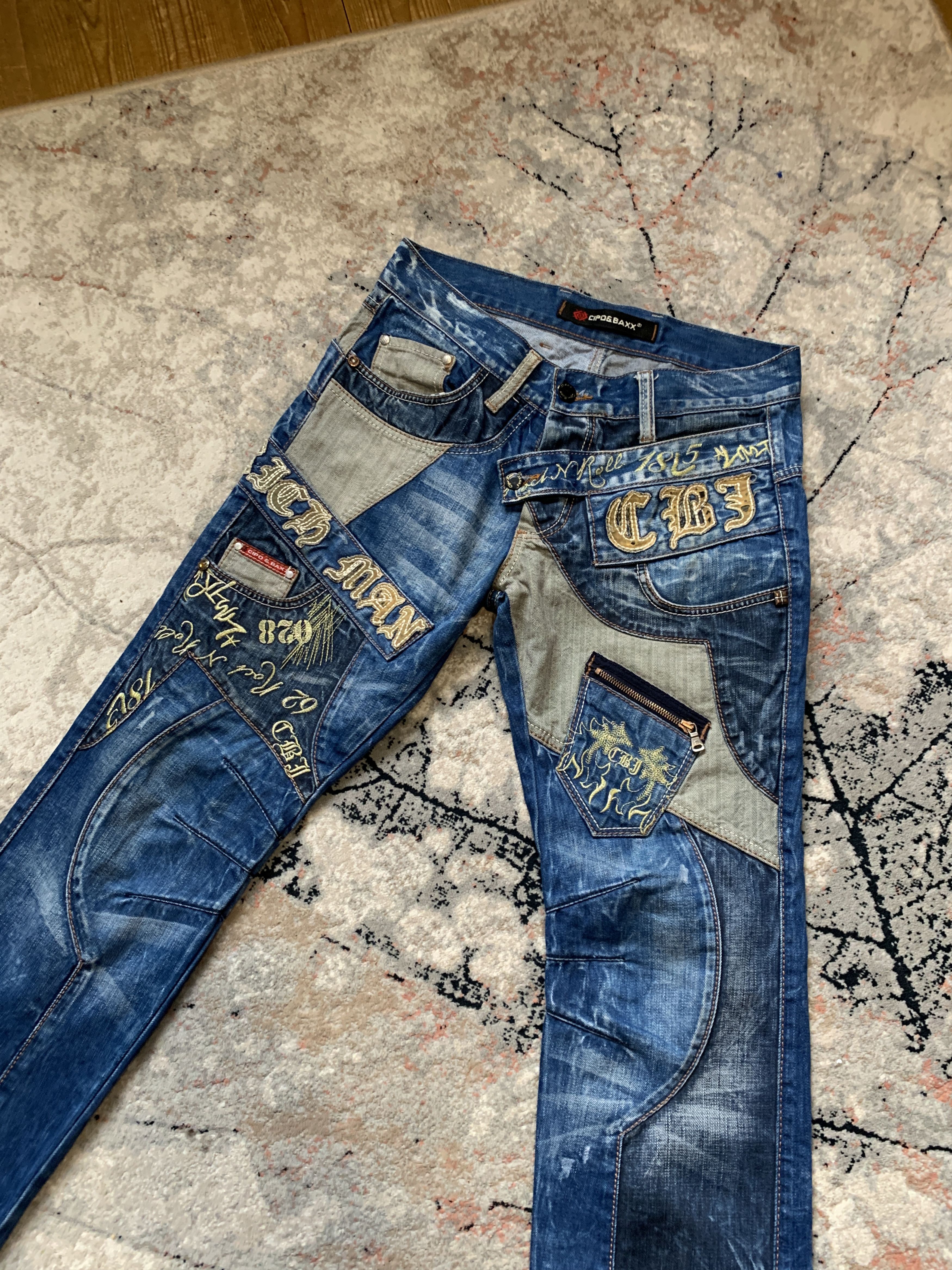 Japanese Brand Cipo & Baxx Vintage Dinim Pants Size US 34 / EU 50 - 2 Thumbnail