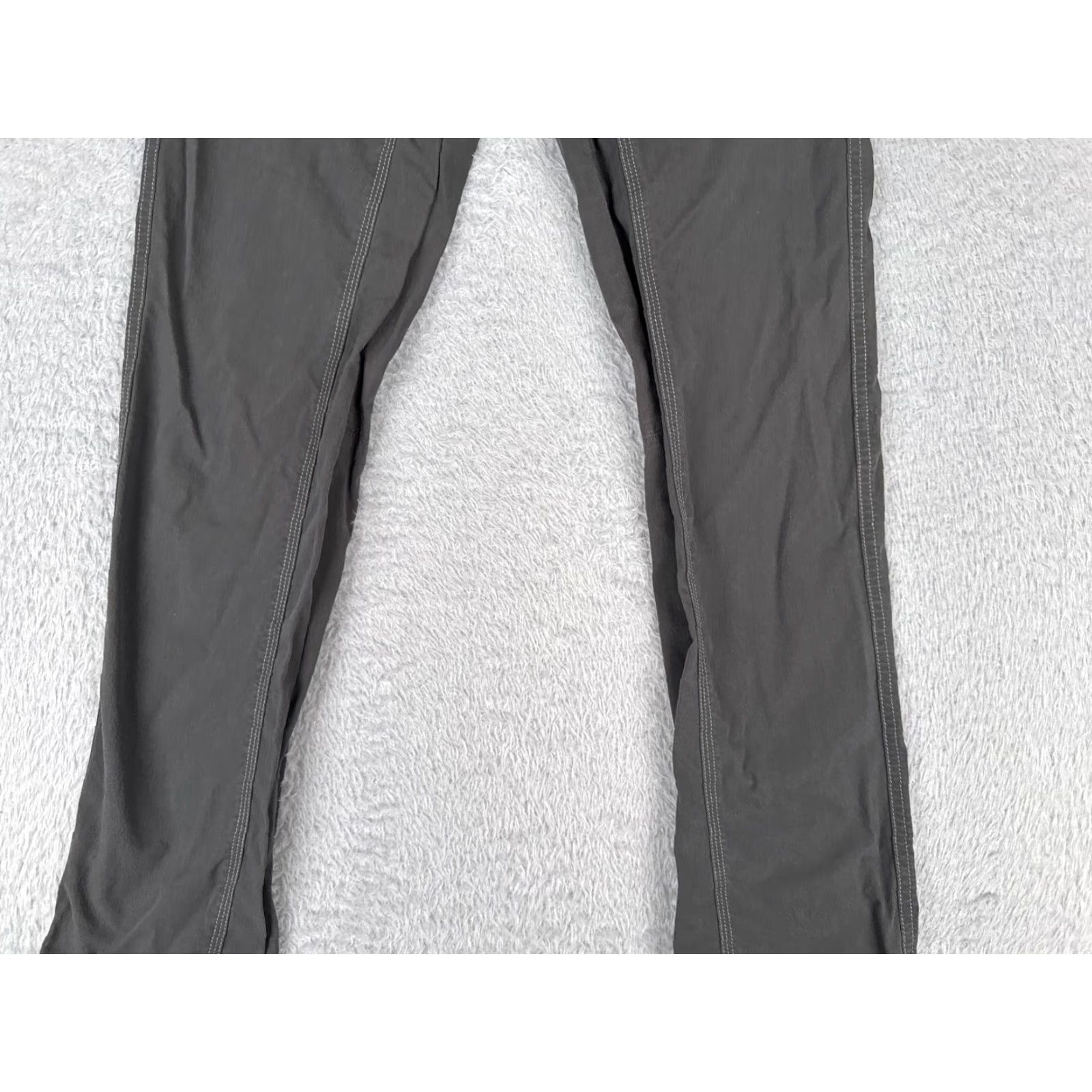 Vintage Kuhl Pants Womens 4 Gray Cargo Skinny Nylon Blend Cotton Hike Camp 28x32 Size 27" / US 4 / IT 40 - 3 Thumbnail