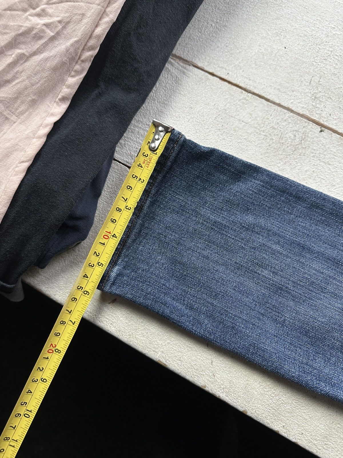 Armani 🚨Gothic Armani Regular Slim relax Flared Jeans Womens Size 30" / US 8 / IT 44 - 19 Thumbnail