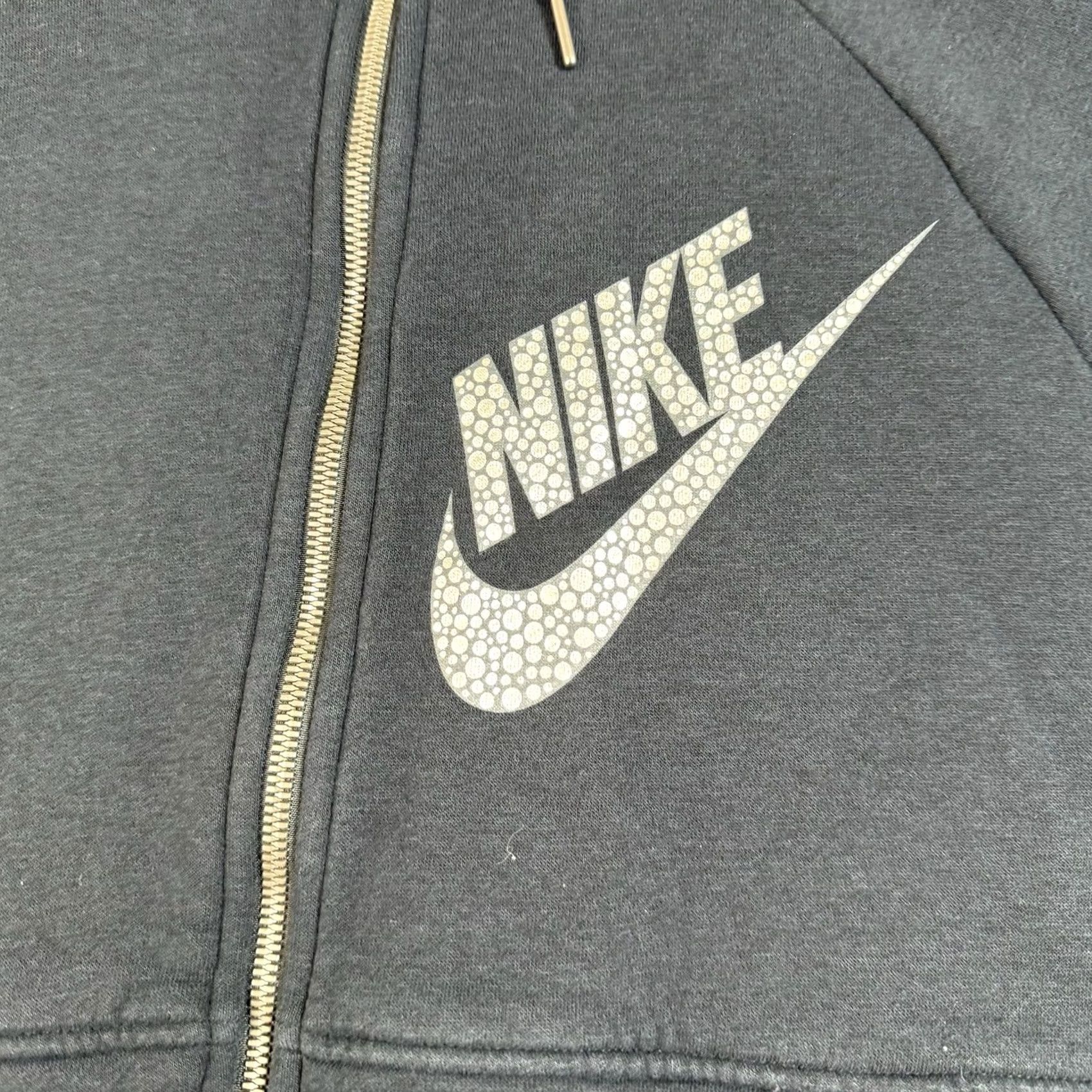 Nike Nike Hoodie XL Black Full Zip Fleece Sweatshirt Swoosh Logo Mens Size XL / US 12-14 / IT 48-50 - 5 Thumbnail