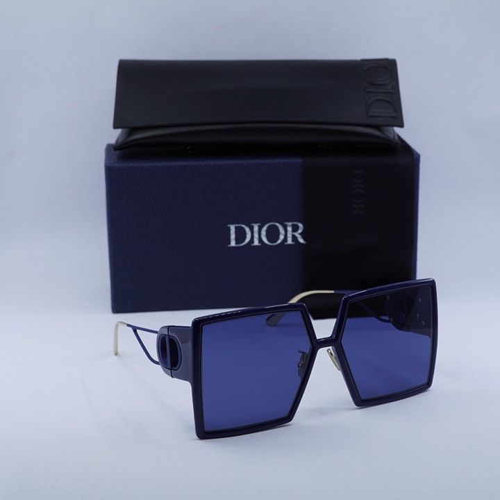 Dior Dior 30MONTAIGNE SU 30B0 Sunglasses - Blue Square Frame Size ONE SIZE - 10 Thumbnail