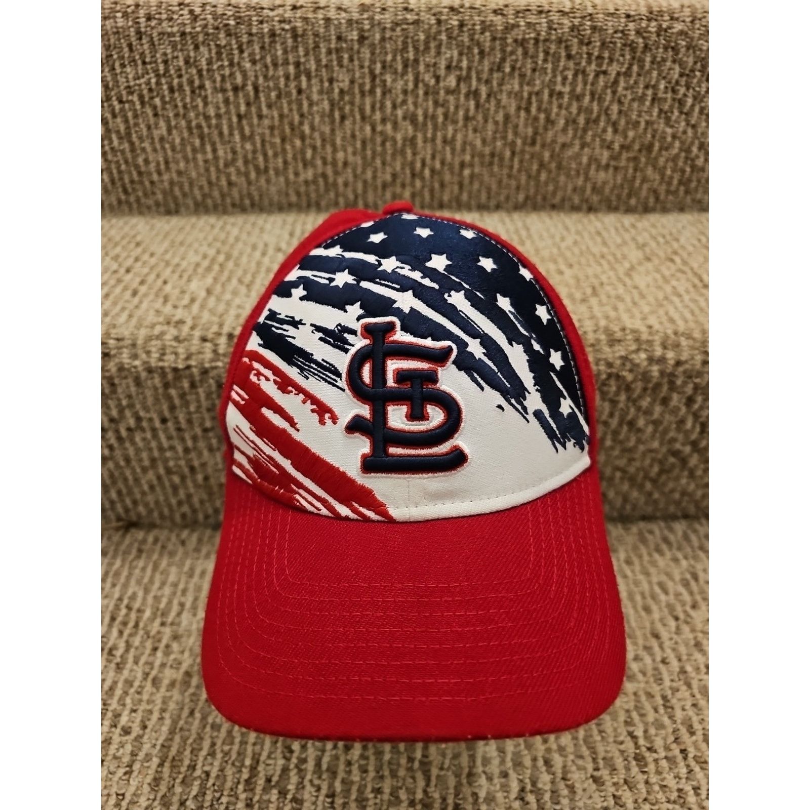 New Era St. Louis Cardinals New Era 2022 July 4th 39THIRTY S/M Hat Size ONE SIZE - 2 Thumbnail