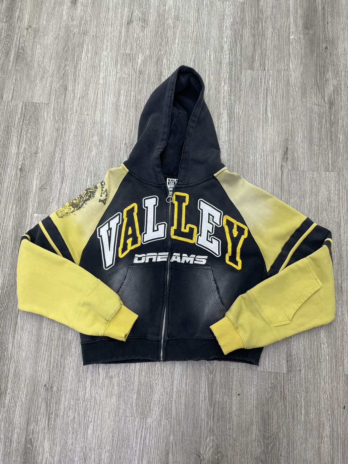 Vale Vale lethal zip up hoodie (black/yellow) Size US S / EU 44-46 / 1 - 1 Thumbnail