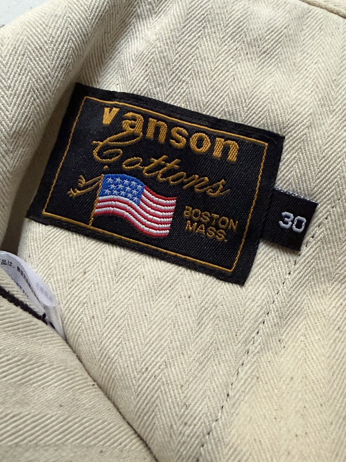 Vanson Leathers Vanson leathers rare embroidered work chino trousers 30 Size US 30 / EU 46 - 8 Thumbnail