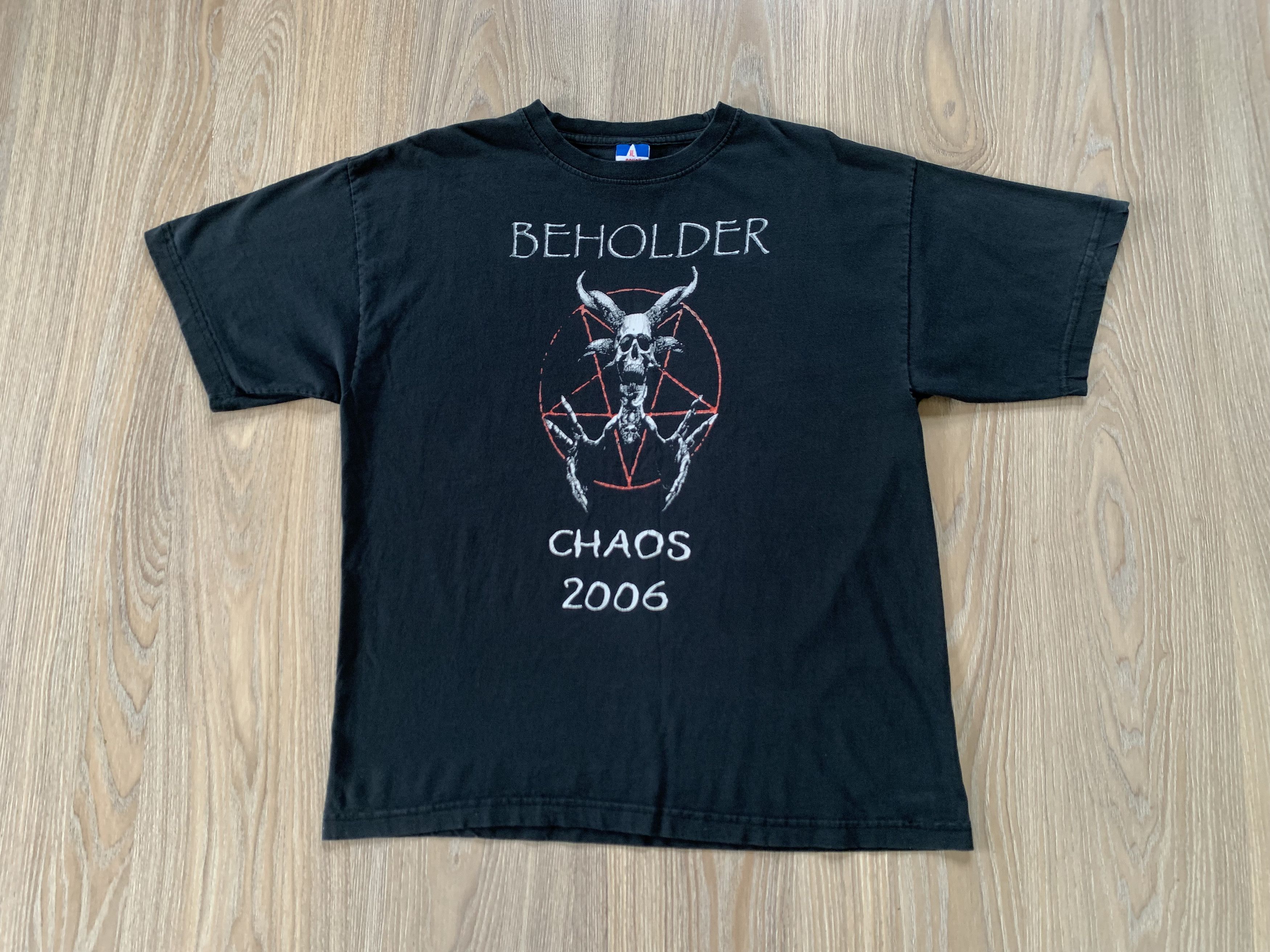Vintage Rare Beholder Chaos 2006 Vintage T-Shirt Size US XL / EU 56 / 4 - 2 Thumbnail