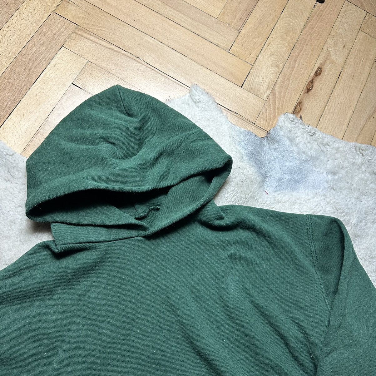 Vintage Vintage Y2K Green blank Hoodie Size US M / EU 48-50 / 2 - 6 Thumbnail