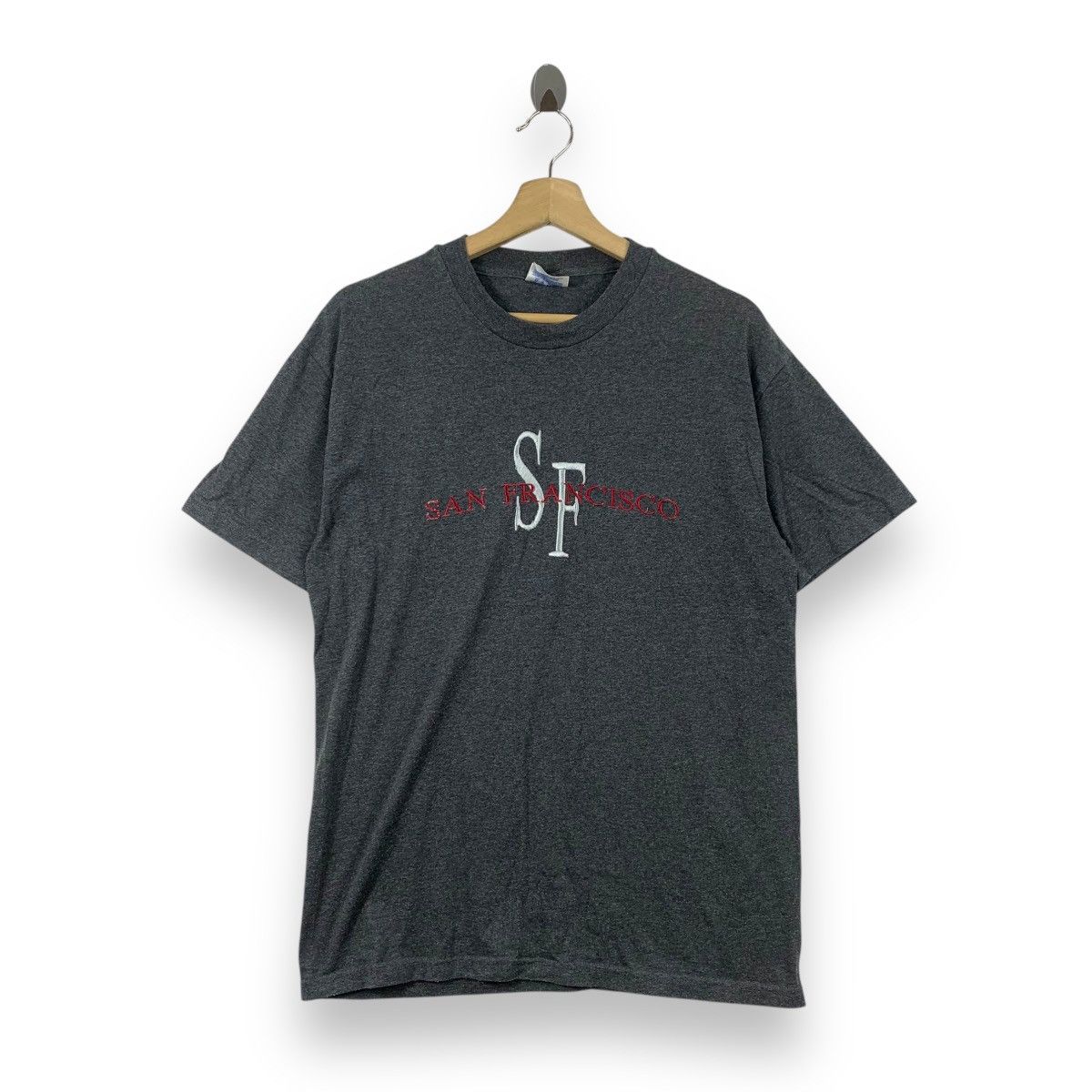 Vintage 90’ SAN FRANCISCO USA Embroidered Logo Tee