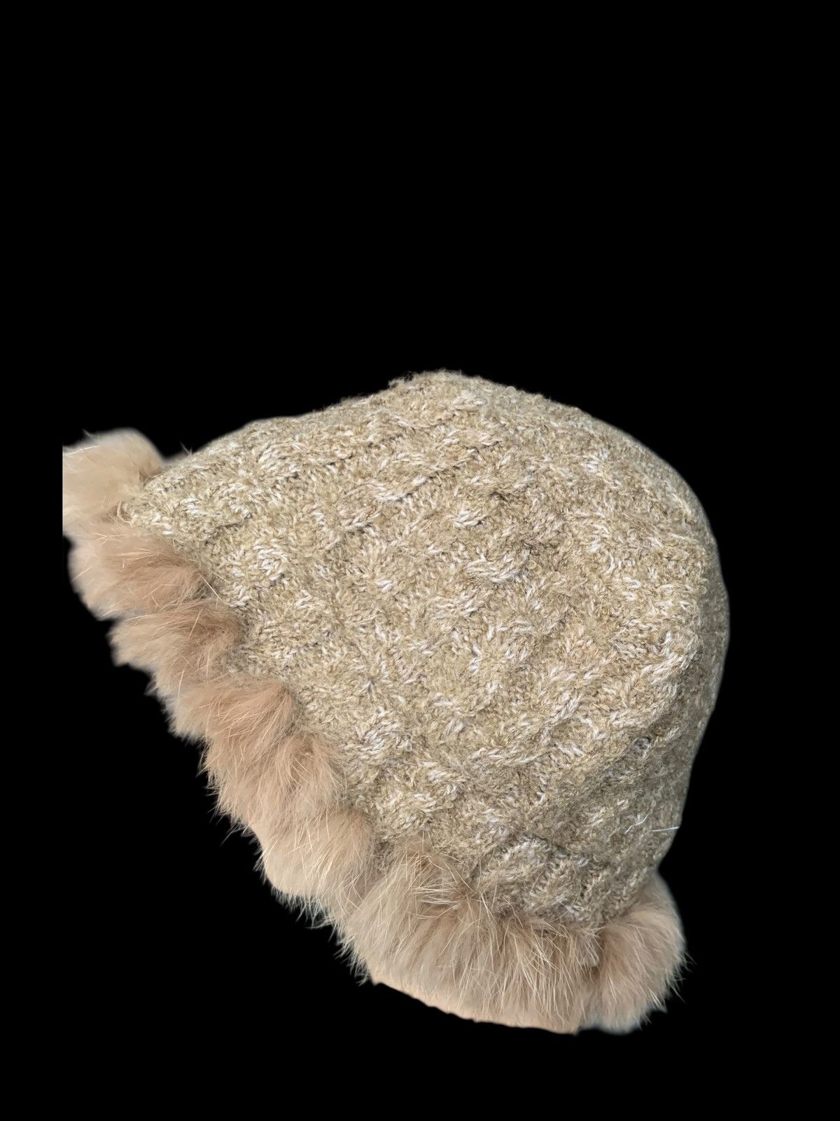 Japanese Brand × Kapital × Vintage Rare Design Vintage Knitted Ladies Caramel Hat Size ONE SIZE - 4 Thumbnail