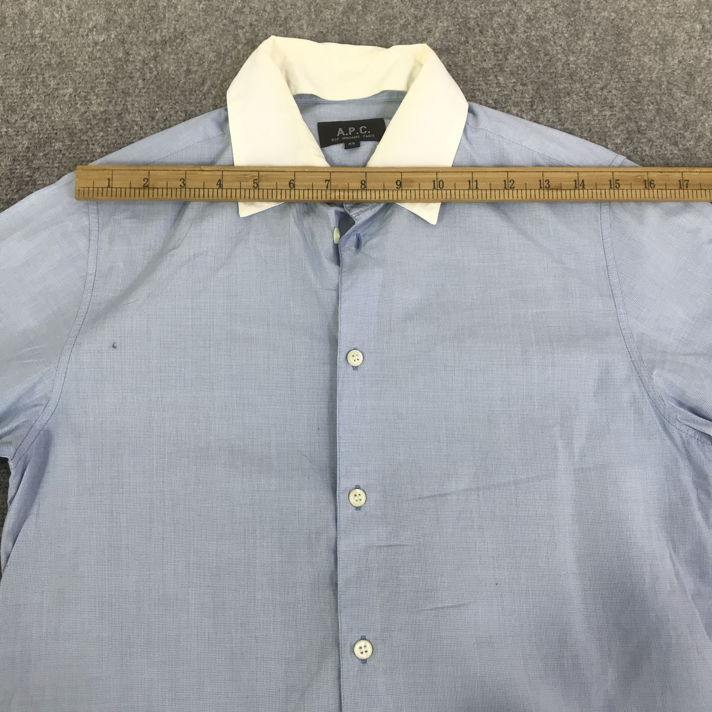 A.P.C. A.P.C Button up shirt K117B26 Size US XS / EU 42 / 0 - 5 Thumbnail