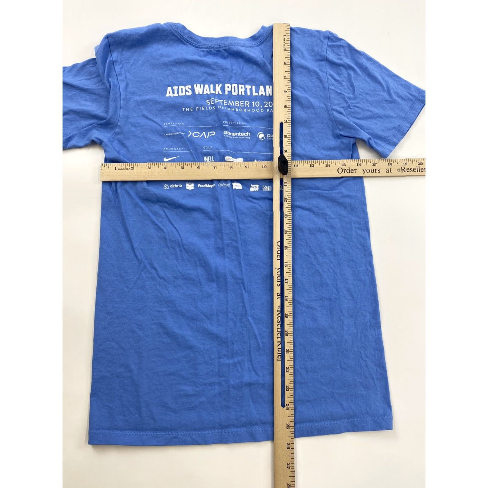 Nike Nike Shirt XS Mens Blue Aids Walk Portland 2016 Size US XS / EU 42 / 0 - 4 Thumbnail