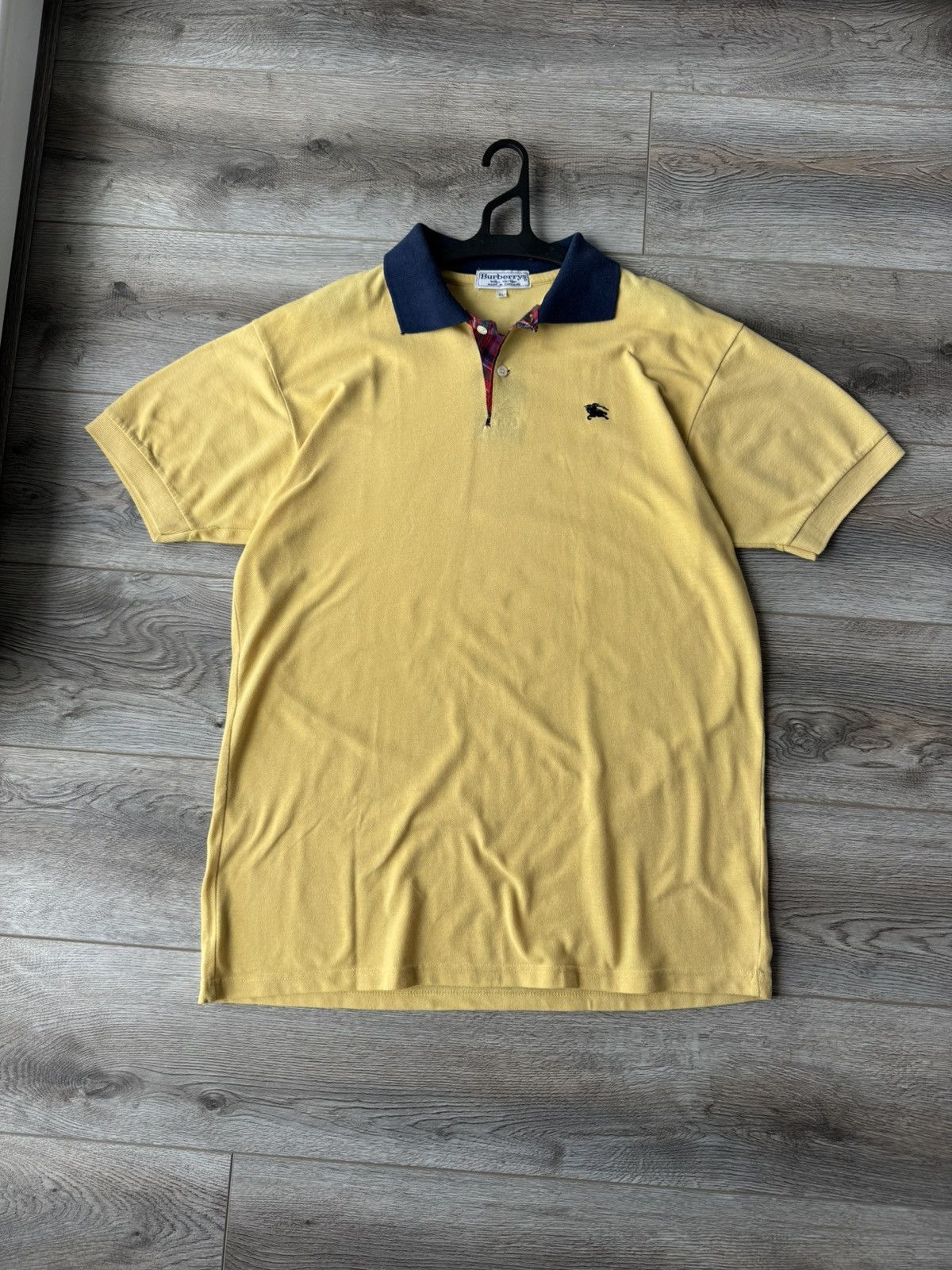 Burberry Vintage Burberrys Yellow Men's Polo Size US XL / EU 56 / 4 - 1 Thumbnail