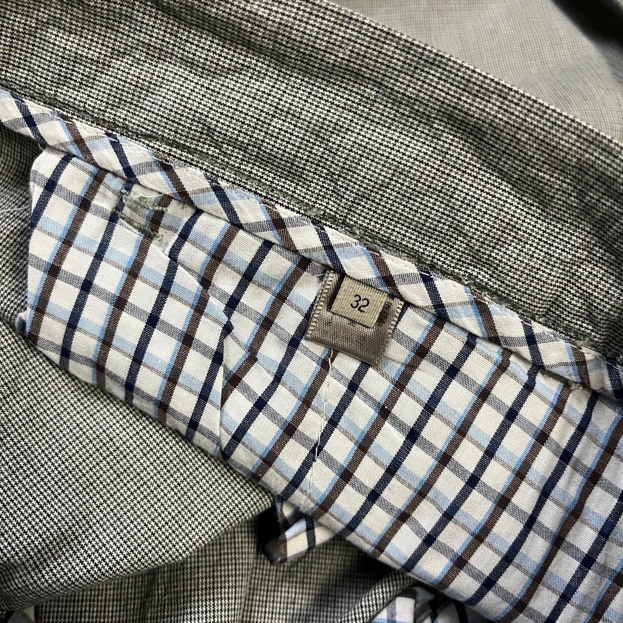 Bottega Veneta 2000s Bottega Veneta Pattern Pleated Wool Blend Trousers Size US 30 / EU 46 - 7 Thumbnail