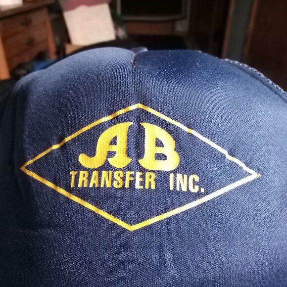 Other DS Vintage AB Transfer Incorporated Snap Trucker Hat Cap Size ONE SIZE - 2 Thumbnail