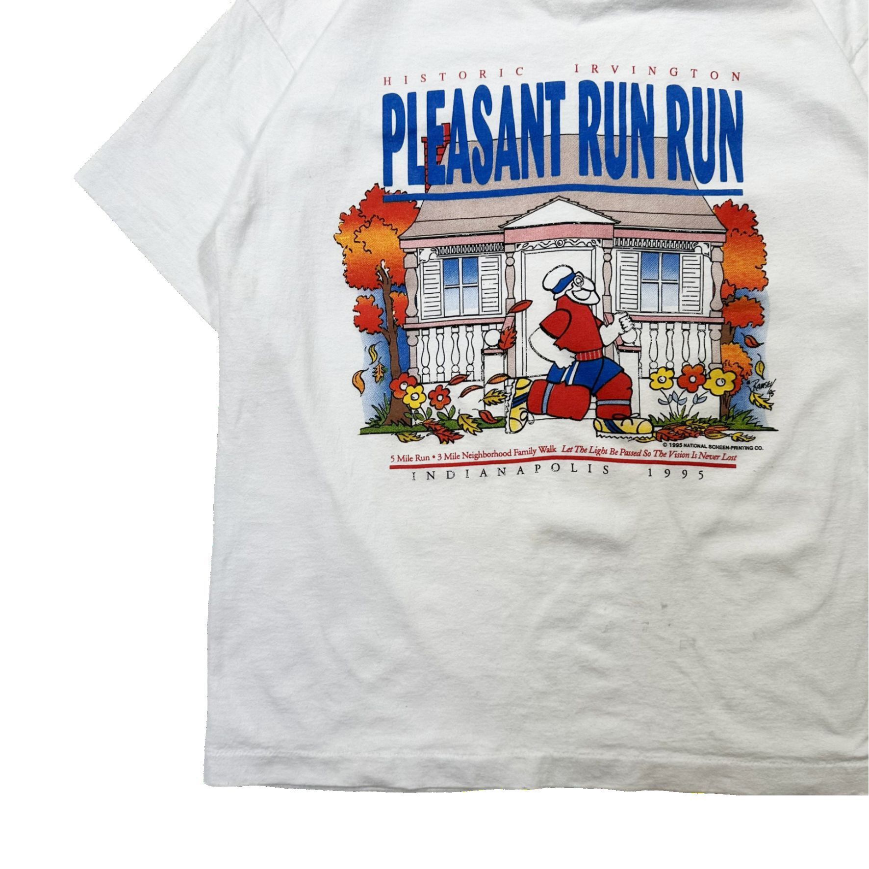 Vintage Vintage 90s Single Stitch Pheasant Run Run Graphic T Shirt Size US L / EU 52-54 / 3 - 3 Thumbnail
