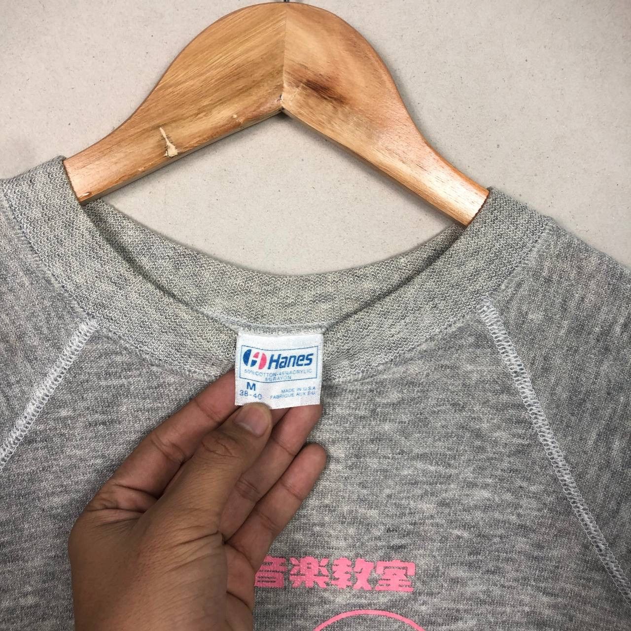 Hanes × Vintage Vintage 90s Hanes Challenge 88 Anime Sweatshirt Size US M / EU 48-50 / 2 - 4 Thumbnail