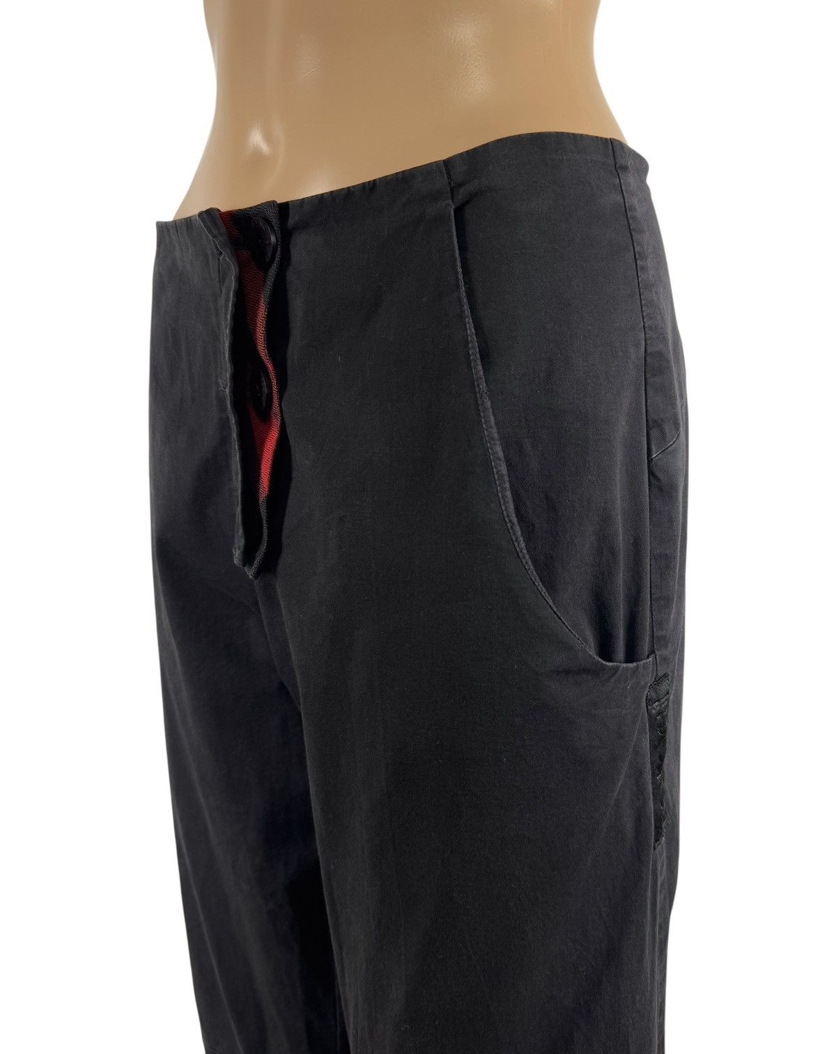 Designer MO Koshji Womens Pants Avant Garde size M Size 30" / US 8 / IT 44 - 2 Thumbnail
