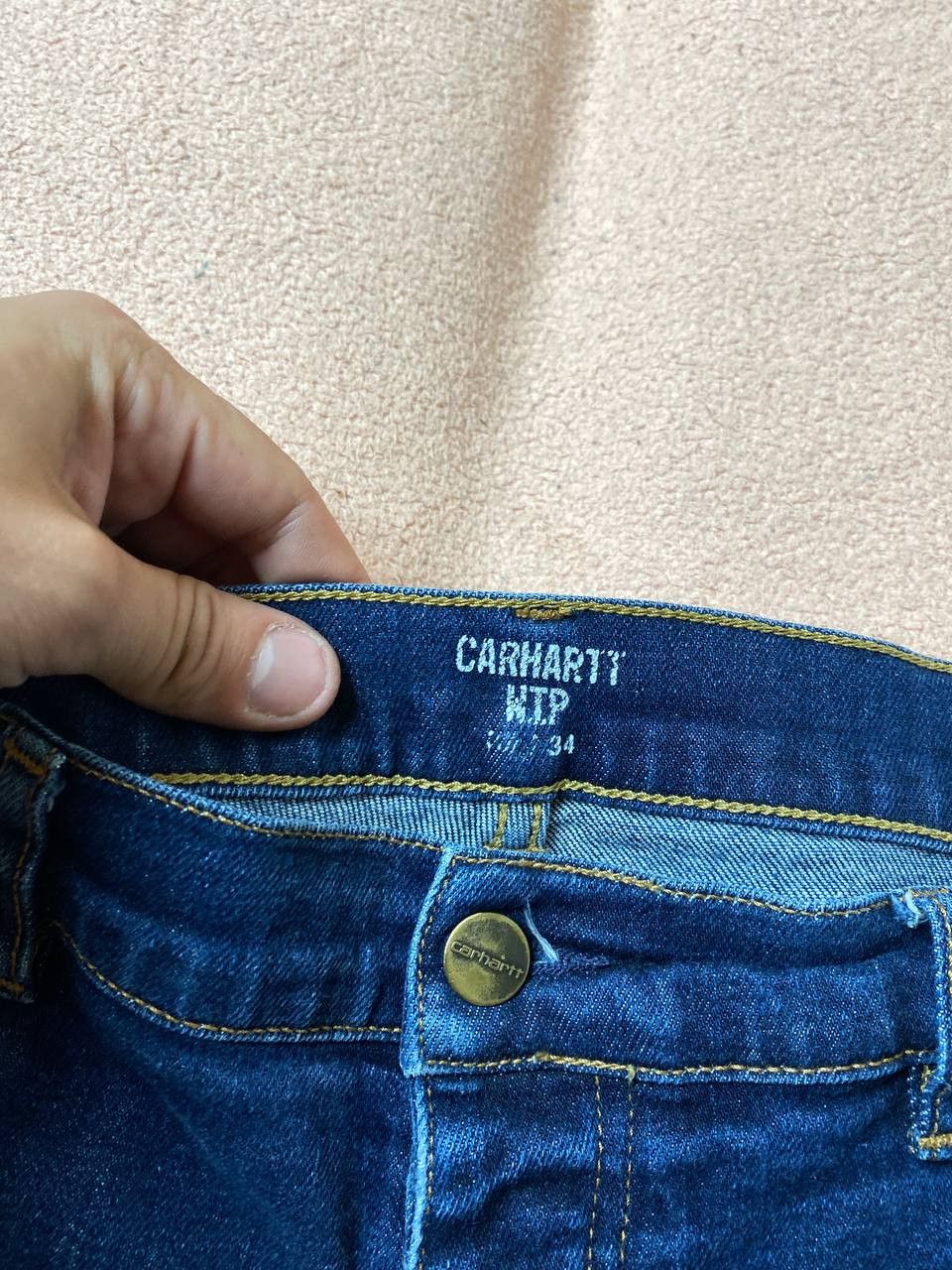Carhartt × Vintage Crazy Vintage y2k Carhartt baggy wide leg embroidered Size 38" / US 16 / IT 52 - 2 Thumbnail