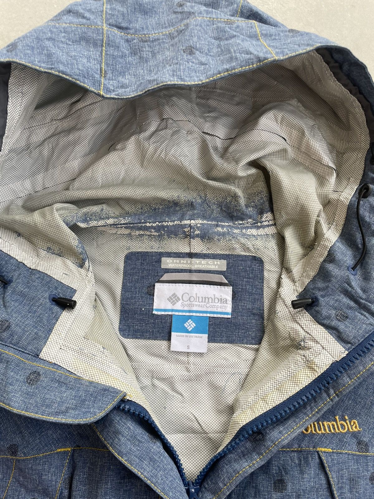 Columbia COLUMBIA OMNITECH POLLA DOT WINDBREAKER Size US S / EU 44-46 / 1 - 5 Thumbnail