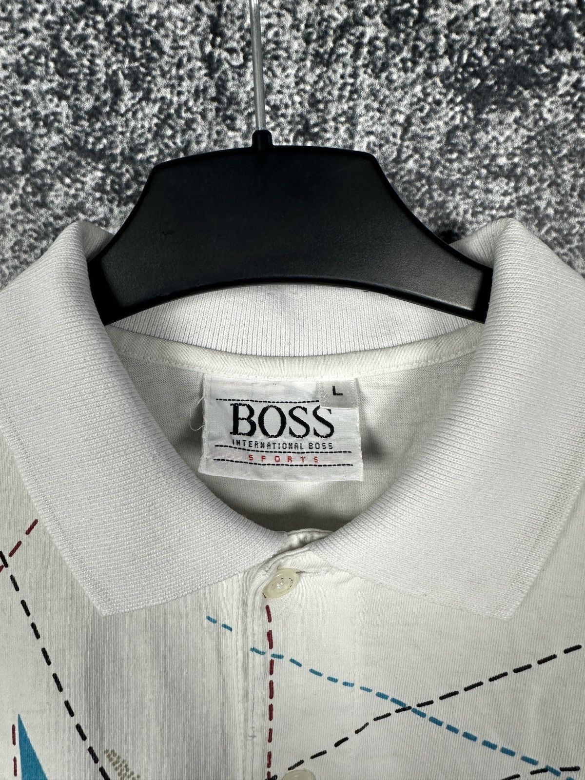 Hugo Boss BOSS Hugo Boss International Golfing Club Vintage Polo Shirt Size US L / EU 52-54 / 3 - 6 Thumbnail