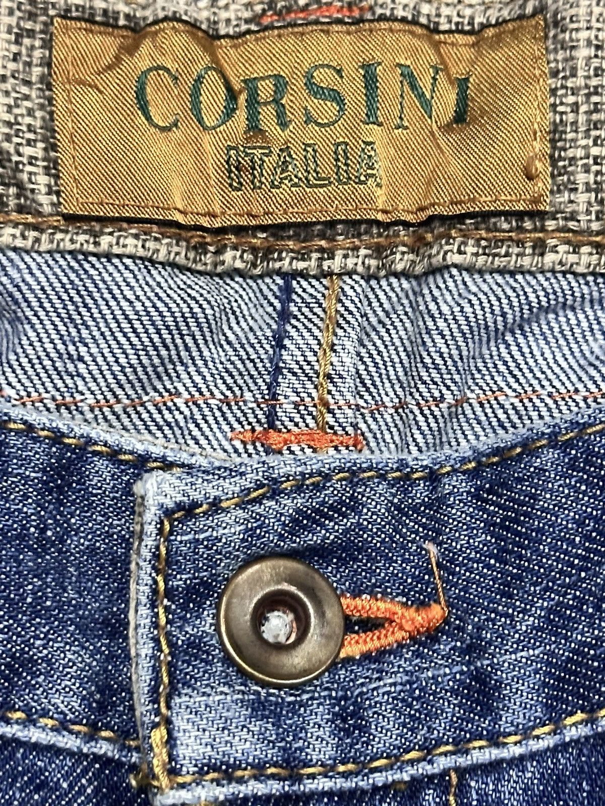 Japanese Brand Corsini Italia Jeans With Baggy Loose & Faded Wash Size US 36 / EU 52 - 8 Thumbnail