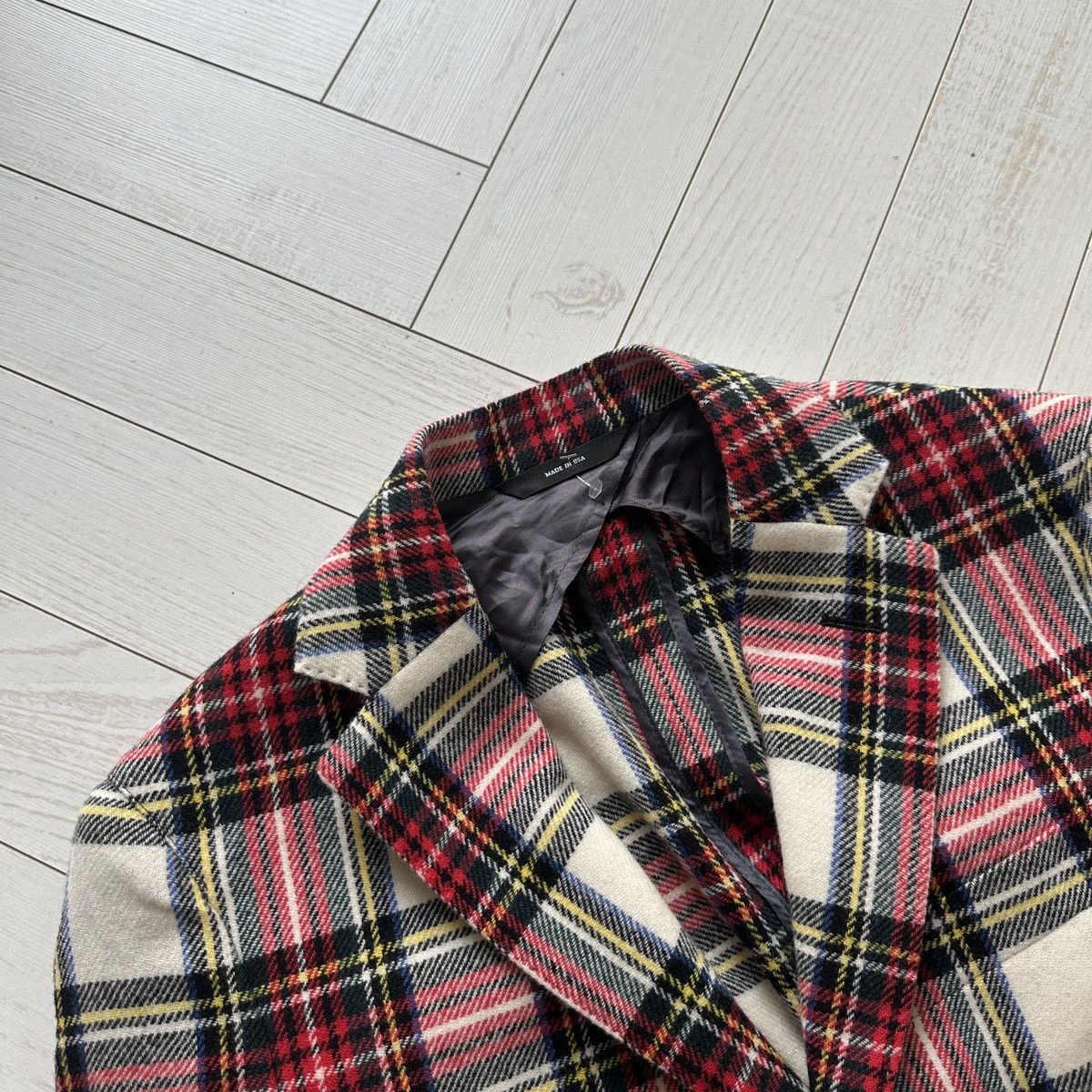 R13 R13 New York tartan wool blazer Tucked boyfriend USA luxury Size M / US 6-8 / IT 42-44 - 5 Thumbnail