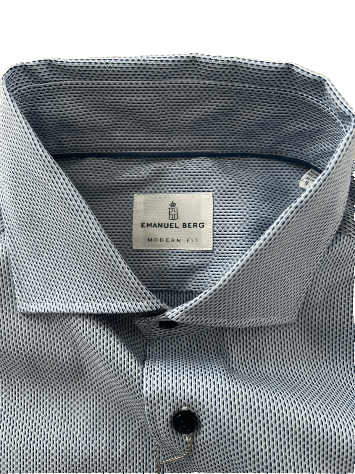 Other Emanuel Berg By-Byron Modern Fit Shirt Blue ( 41 / 16 ) Size US S / EU 44-46 / 1 - 2 Thumbnail