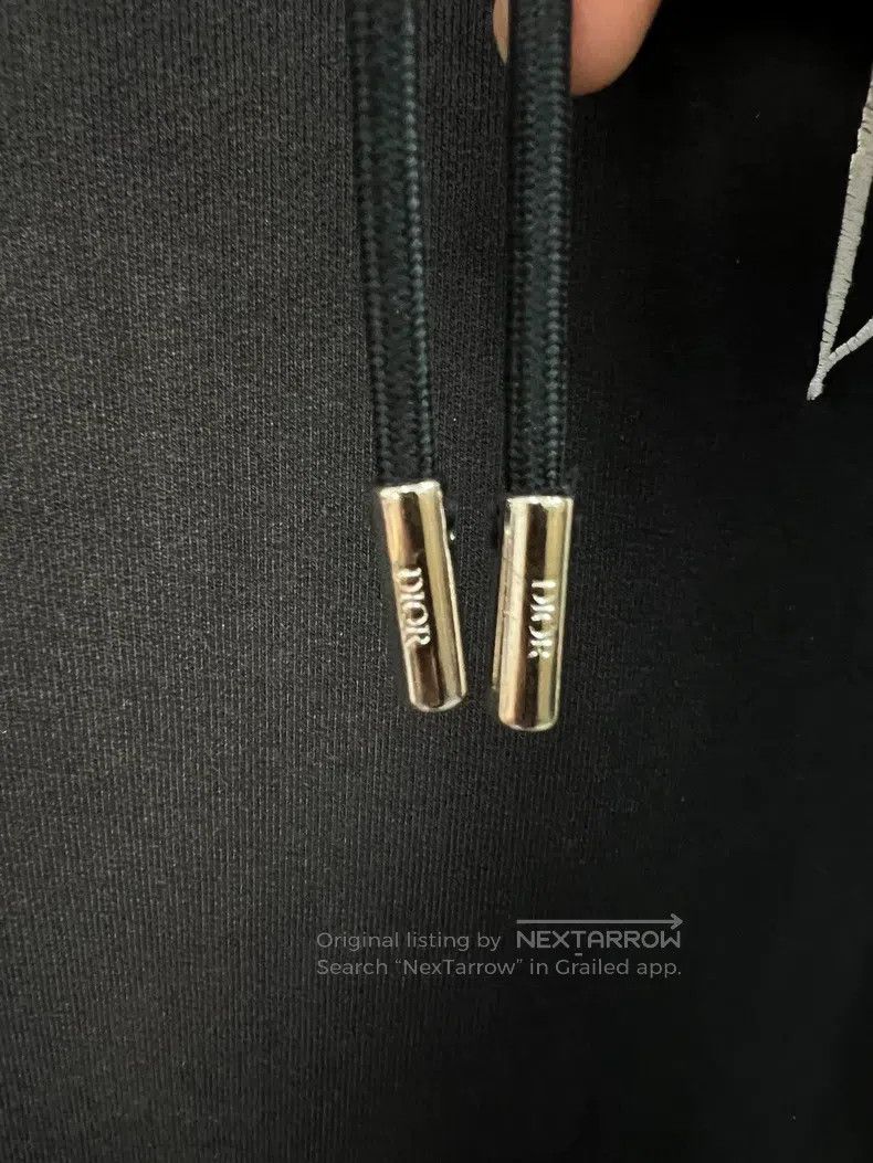 Dior Dior Black cursive letter hoodie Size US L / EU 52-54 / 3 - 7 Thumbnail