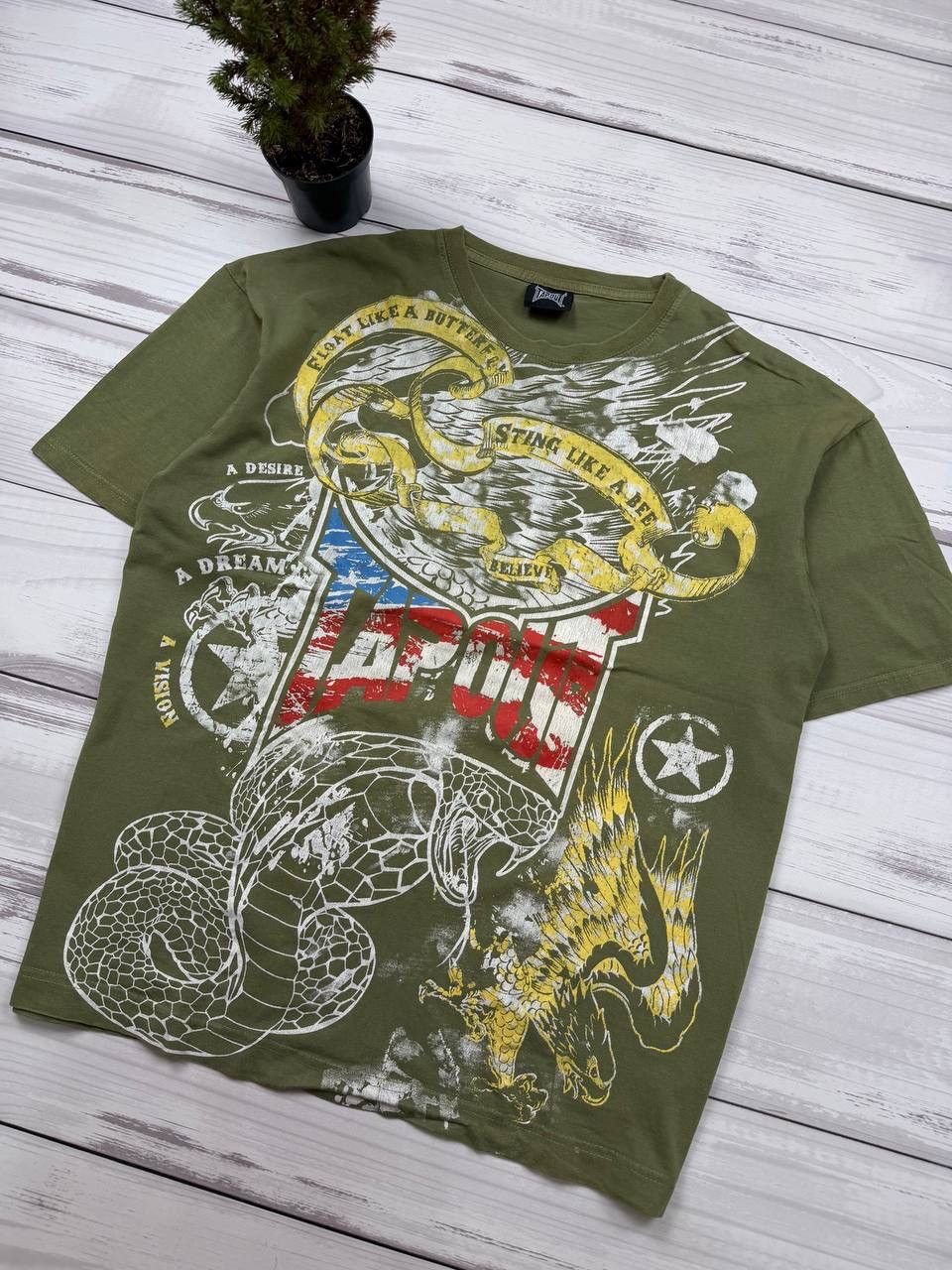 Tapout Affliction Vintage Y2K Tapout T shirt Size US XL / EU 56 / 4 - 2 Thumbnail