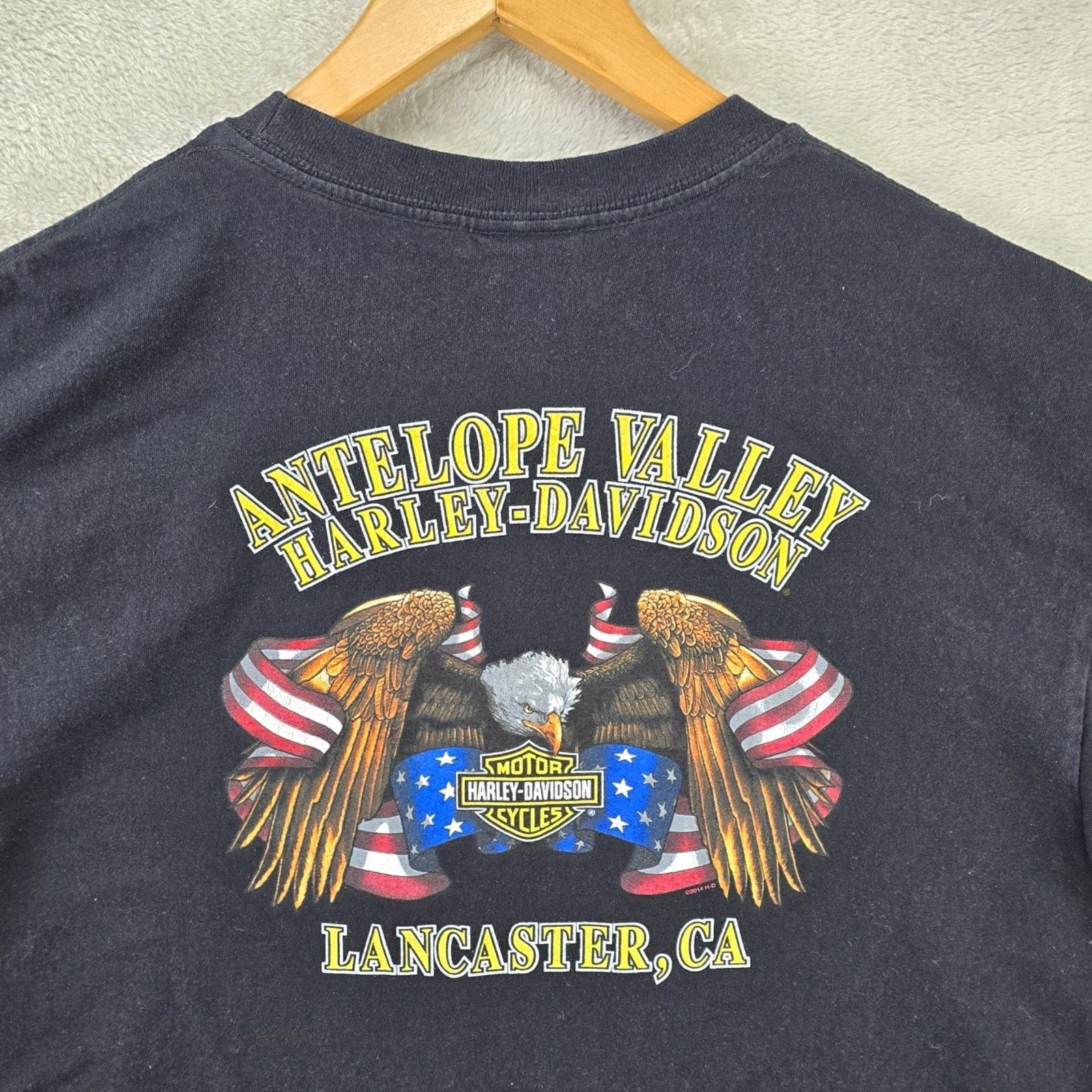 Harley Davidson Harley Davidson Shirt Mens XXL Eagle Lancaster Ca Biker Y2K Size US XXL / EU 58 / 5 - 1 Thumbnail