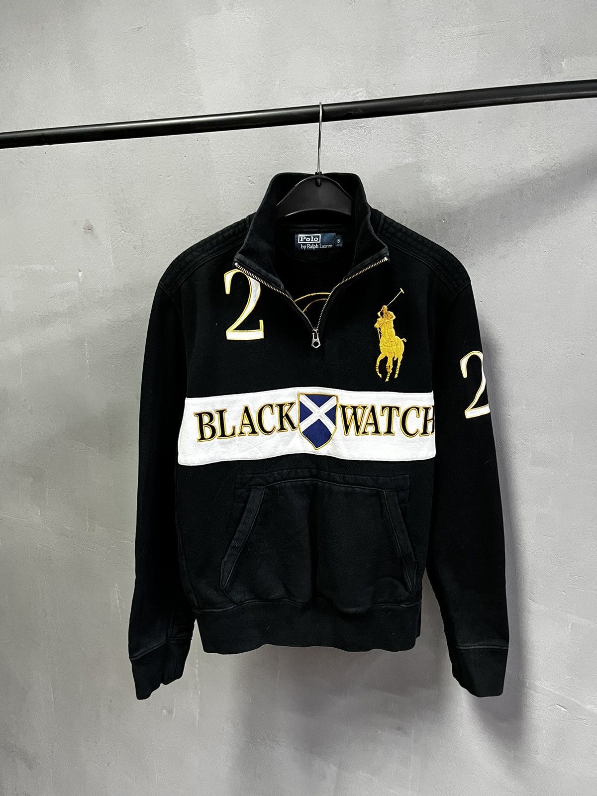 Ralph Lauren × Vintage Polo Ralph Lauren Black Watch designer 1/3 zip sweatshirt Size US S / EU 44-46 / 1 - 5 Thumbnail