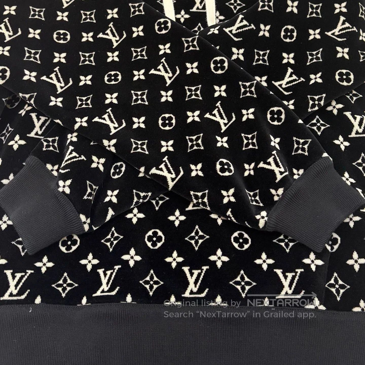 Louis Vuitton Louis Vuitton Monogram Velour Hoodie. Size US XS / EU 42 / 0 - 6 Thumbnail
