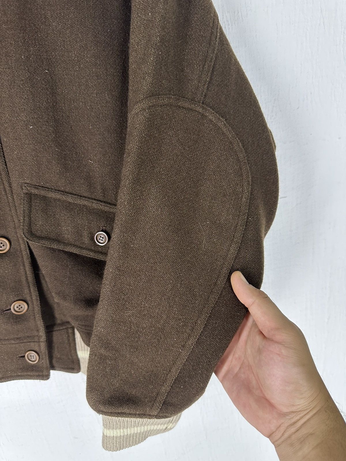 Vintage Vintage 90’s Nougat Sugar Co. LTD Varsity Wool Jacket Size US M / EU 48-50 / 2 - 8 Thumbnail