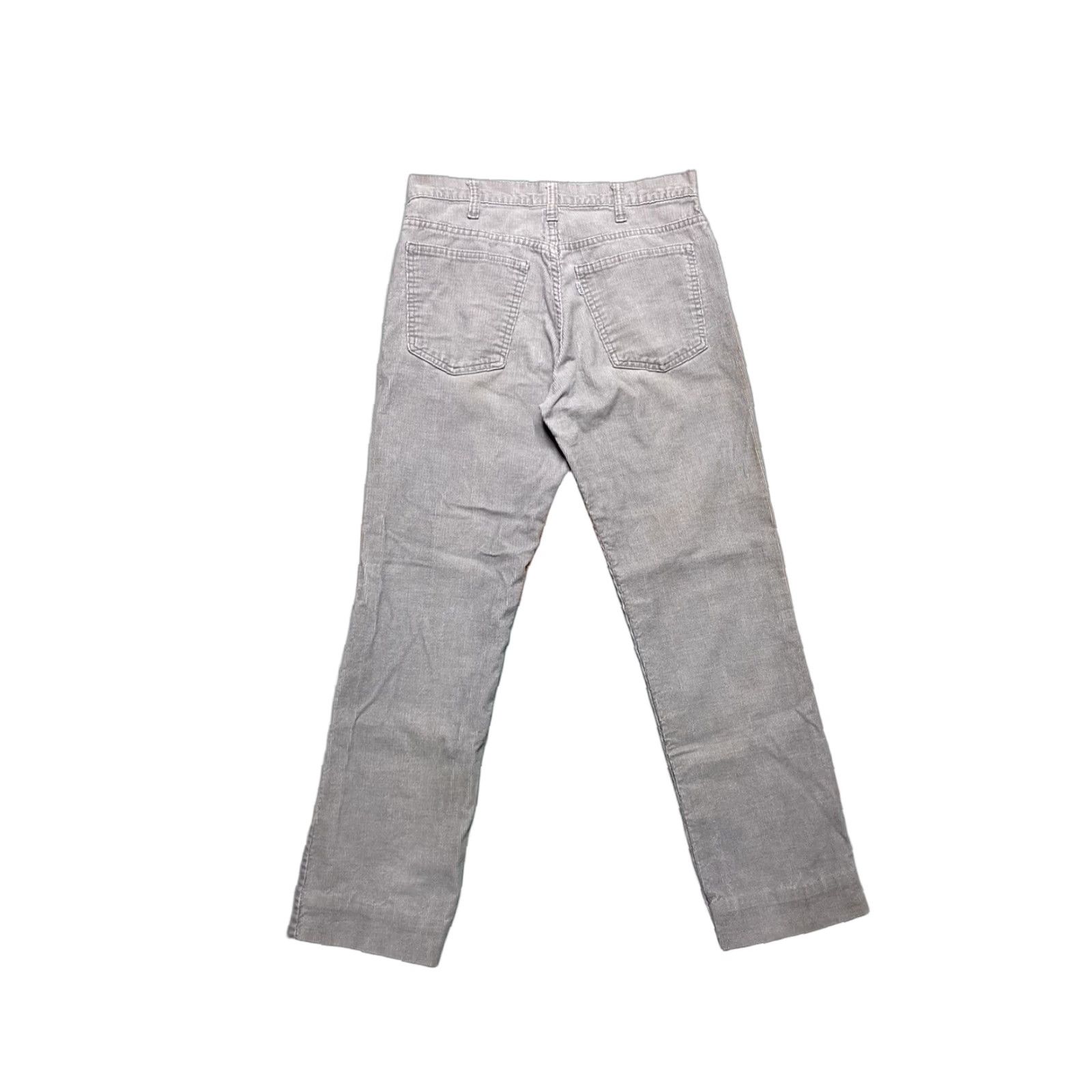 Levi's VINTAGE Levi’s 519 Corduroy Pants Straight 32x29 Gray Made in USA Mens Size US 32 / EU 48 - 1 Thumbnail