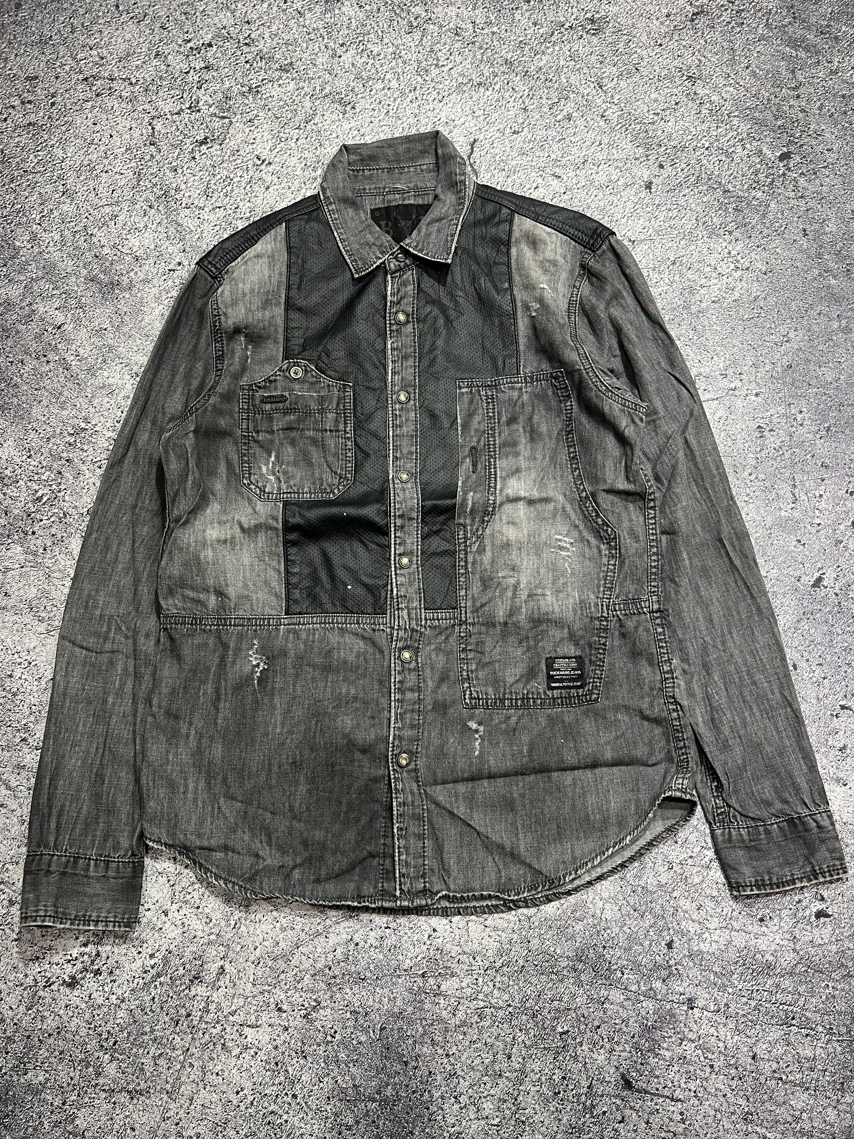 Japanese Brand 2000s Archival Hysteric Raf Knee Hybrid Shirt y2k Lgb Ifsix Size US M / EU 48-50 / 2 - 1 Thumbnail