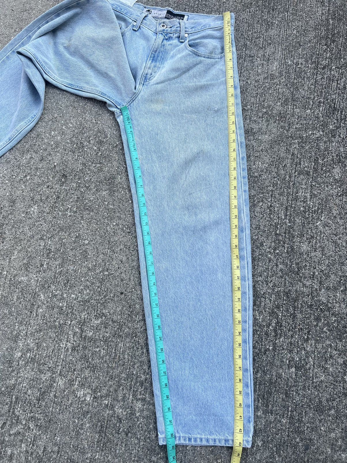 Levi's Vintage Levi’s Silvertab Dirty Mud Denim Baggy Jeans Size US 30 / EU 46 - 5 Thumbnail