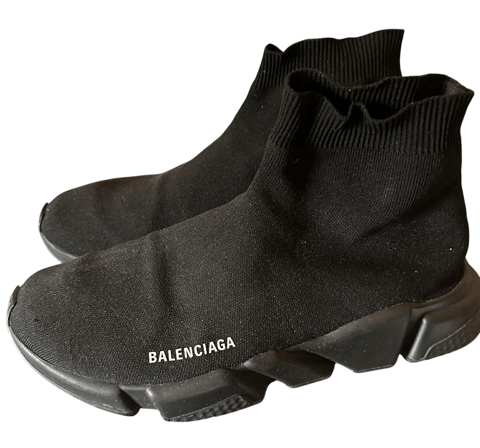 Balenciaga Balenciaga Speed Trainer 2021 All Black Size US 12 / EU 45 - 2 Thumbnail