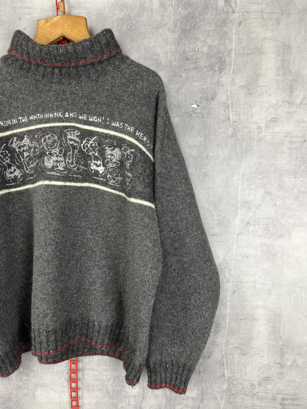 Iceberg Vintage Iceberg Peanuts Wool Sweater Size M Size US M / EU 48-50 / 2 - 4 Thumbnail