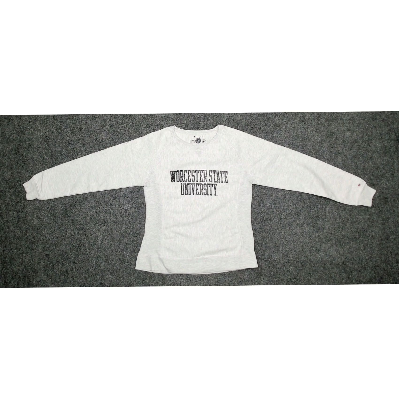 Champion Champion Reverse Weave Sweatshirt Worcester State Heather Gray Womens Medium Size M / US 6-8 / IT 42-44 - 5 Thumbnail
