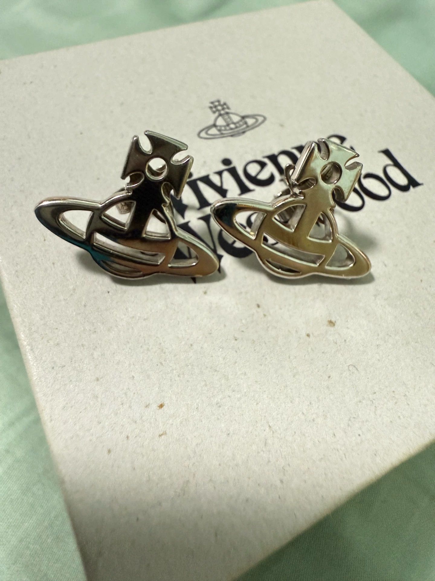 Tiffany & Co. silver saturn stud earrings for women Size ONE SIZE - 1 Thumbnail