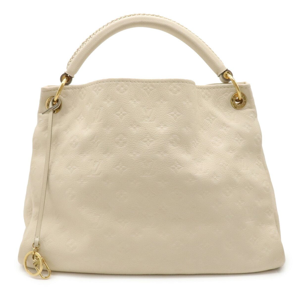 Louis Vuitton Empriente Leather Implant Artsy MM Shoulder Bag White